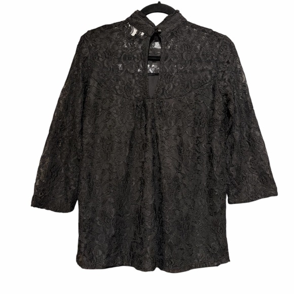 Eve & Maddie Lack Lace Blouse Size S - Picture 6 of 9